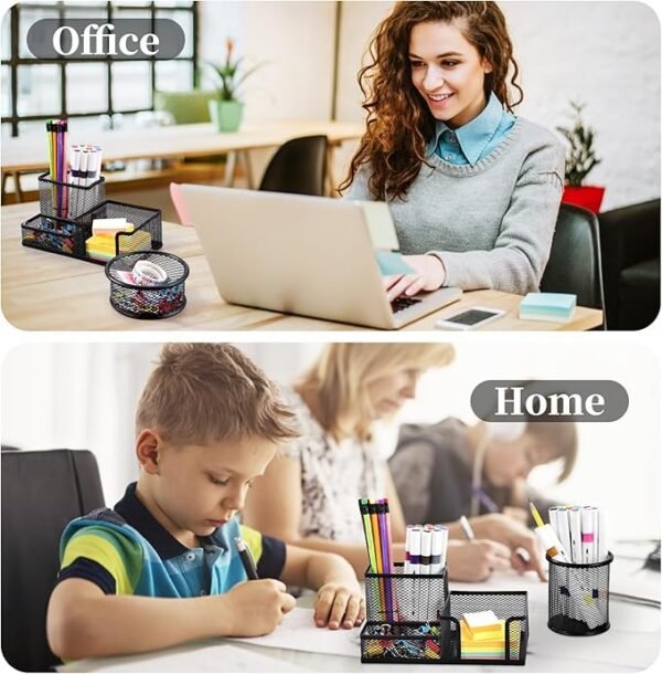 Byjoph 2 Pieces Pen Holder for Desk