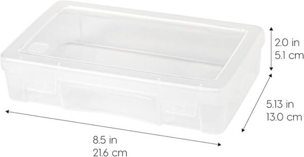 IRIS Plastic Pencil Case Box 10-Pack