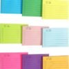 Eastern Wolf 9 Pads to Do Lined Sticky Notes 3x4 Inch
