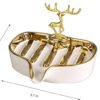 Virvia Soap Dish, Virvia Luxurious Ceramic Soap Dish Self Draining Soap Holder Tray