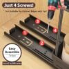DABIGE 2 Packs Pull Out Spice Rack Organizer for Cabinet, Slide Out Spice Racks Organizer