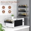 Agotglmi 4 Pack Magnetic Spice Rack with 24 Spice Jars, Spice Labels