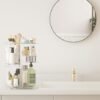 Rotating Makeup Organizer, DIY 8 Adjustable Layers Spinning Skincare Organizer