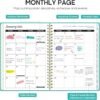 2025 Planner - Weekly and Monthly Planner Spiral Bound, January 2025