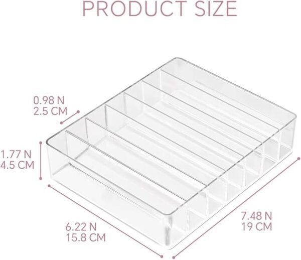 WECHENG Makeup Organizer for Eyeshadow Palette and Lipstick Organizer