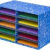 Bankers Box Classroom 10 Compartment Literature Organizer