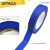 Masking Tape, Blue Painters Tape, Master Adhesive Paper Tape, Multi-Surface Painter's
