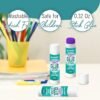 EXTRIC Glue Sticks 0.32 Ounce, 24 Count, Washable