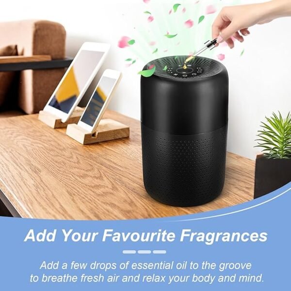 TPLMB 2 Pack TPLMB Air Purifiers for Bedroom H13 HEPA Filter,Fragrance for Better Sleep