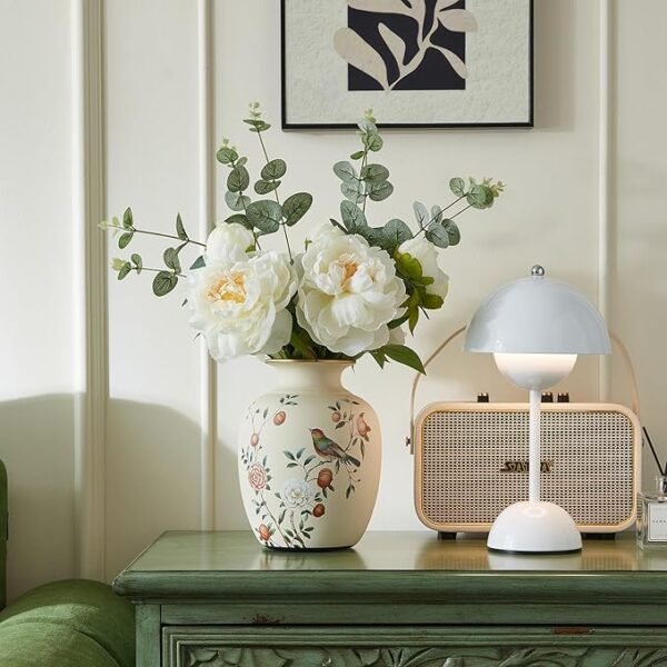Ceramic Flower Vase, Vintage Home Decor Vases