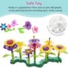 Gifts for 3-6 Year Old Girls Flower Garden Building Set 98 PCS Arts