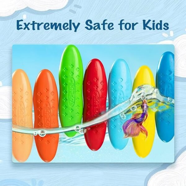 Peanut Crayons for Kids, 12 Colors Washable Toddler Crayons