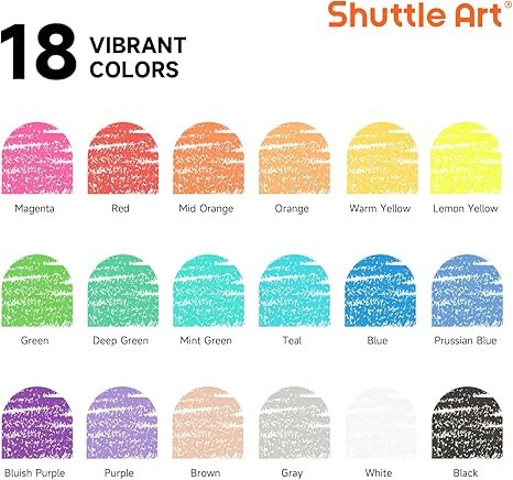 Crayon Bulk Class Pack - 720 Count, 18 Assorted Colors with 40 Crayons per Color