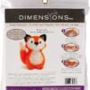 Fox Felt Animals Needle Felting Kit, 3'' x 2.5''