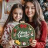 4 pcs Christmas Embroidery kit with Patterns Instructions Needlepoint