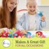Girls Multi Color Foldable Paper Sheets For Flowers With Decorative Charms & Accessories