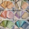 ARTSMONA 96 Sheets Textured Scrapbook Paper and Mesh Fabric 3.9x5.5 Inch