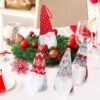 D-FantiX Gnome Christmas Ornaments Set of 4