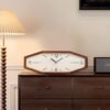 DaguyS Wooden Retro Wall Clocks, 18 Inches Square Clocks