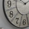 FirsTime & Co.  Cooper Wall Clock, Gray/Galvanized