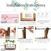 Plant Terrarium with Wooden Stand