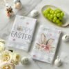 Artoid Mode Easter Bunny Kitchen Dish Towels, 18 x 26 Inch