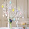 Yunfan 12Pcs Easter Decorations Eggs Hanging Ornaments