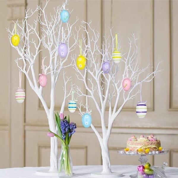 3 Yunfan 12Pcs Easter Decorations Eggs Hanging Ornaments