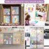 Sarybei 9 Sheet Reusable Static Peeps Window Stickers