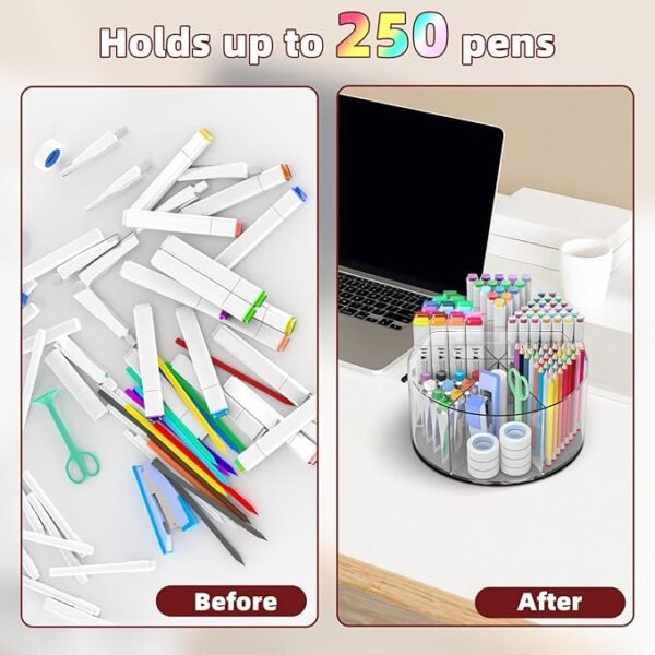 Absonic 360-Degree Rotating Pencil Holder