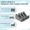 Coipdfty Soap Dishes, Silicone Shower Soap Dish with Drianage