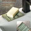 Cormomu Soap Dish for Shower, Ceramic Soap Holder with Self Drain