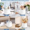 Minimaliving 360°Rotating Office Desk Accessories (White)