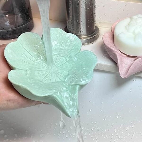 HINUGO Soap Dish Soap Holder Self-Draining Soap Dish, Resin Bar Soap Holder