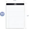 Alitte Legal Notepads 8.5 x 11, Pack of 12 ,50 Sheets Per Notebook
