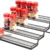 MEIQIHOME 4 Tier Spice Rack Organizer Step Shelf Countertop Spice