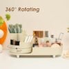 Makeup Organizer Countertop Rotating Makeup Organizer for Vanity Large Capacity Cosmetic Display