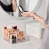 WECHENG Makeup Organizer for Eyeshadow Palette and Lipstick Organizer