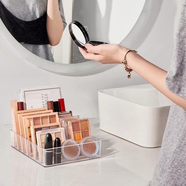 WECHENG Makeup Organizer for Eyeshadow Palette and Lipstick Organizer
