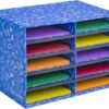 Bankers Box Classroom 10 Compartment Literature Organizer