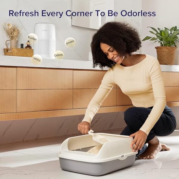 LEVOIT Air Purifiers for Bedroom Home, 3-in-1 Filter Cleaner with Fragrance Sponge for Better Sleep