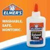 Elmers Liquid School Glue Washable, 4 Ounces Each, 12 Count