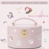 Vlando Musical Jewelry Box for Girls, Small Kid Music Box with Ballerina for Birthday Bedroom Decor