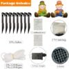 3.3FT Fall Inflatable Decoration, Set of 2 Air Blown Scarecrow Couples