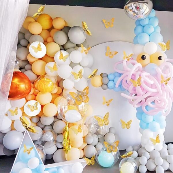 3D Butterfly Wall Decor 48 Pcs 4 Styles 3 Sizes