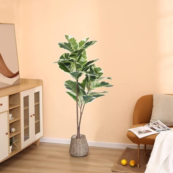 Artificial Rubber Tree Plant 43in
