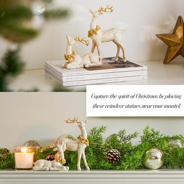 DN DECONATION 2PCS Christmas Reindeer Decoration