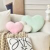 Throw Pillows Heart Pillow Cute Fuzzy Pillows for Bed