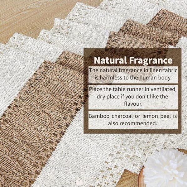 Table Runner for Thanksgiving Christmas Home Decor with Tassels 72 Inches