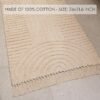 Beautiful Boho Rug with Tassels for Your Bedroom or Bathroom